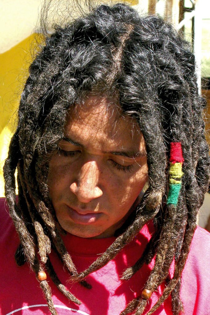 Haar Net Rasta Man uit Ethiopië met rasta haardracht | theoluiten.com